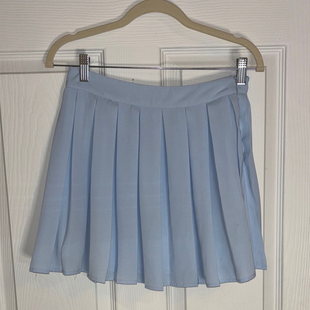 Forever 21 Baby Blue Pleated Mini Skirt – Women’s XS, Like New